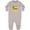 AC-Heather Grey, variant on Inktastic It's Fun Bee-ing One Cute Bee First Birthday Baby Fleece Romper