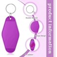 thumbnail image 3 of BlinkLLX 20 Pcs Blank Motel Keychain Sublimation Vintage Blank Hotel Keychain Bulk for DIY Crafts Ornament, 3 of 6