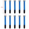 thumbnail image 1 of Ruban Magique 10 Pcs Crochet Réutilisable Sangles en Nylon Ruban de Fixation Réversible Auto-Adhésif Attaches de Câble Lot Attaches Fixes 1500770-Longueur 20cm Largeur 2cm, 1 of 6
