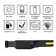 thumbnail image 1 of Sensor COB LED faro impermeable al aire libre montar Camping faro (negro), 1 of 4