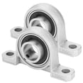 thumbnail image 1 of Kenally 2 piezas Cojinete de bloque de almohada Brida de aleación de zinc 20 mm Diámetro interior con base Cojinete de bolas montado autoalineado para Herramientas y ferretería Kenally TO002628-00, 1 of 1