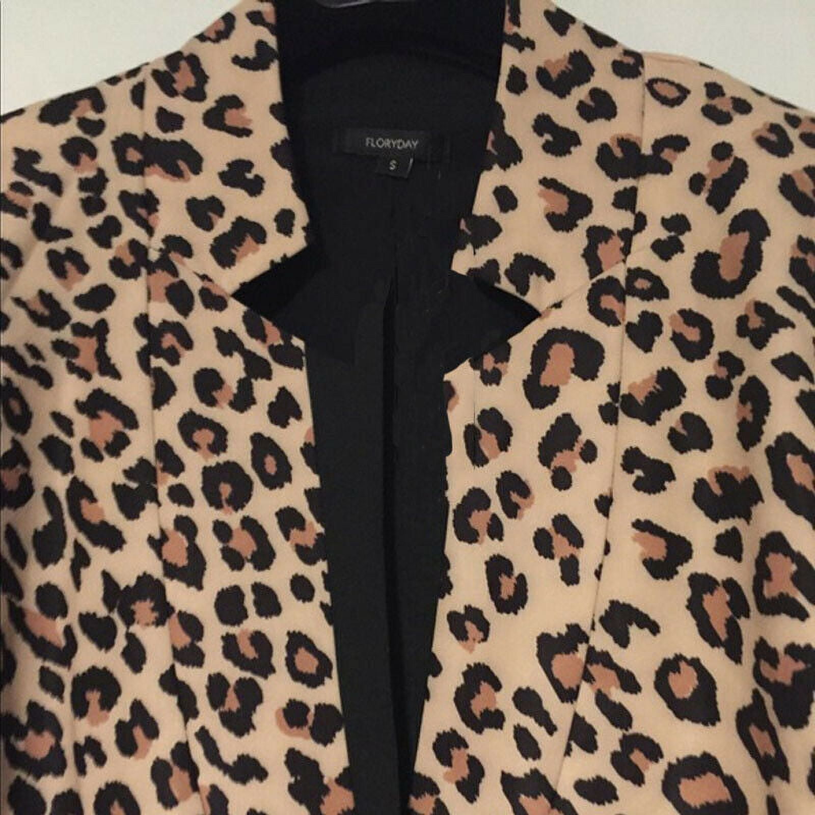 Floryday on sale leopard coat