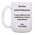 thumbnail image 2 of ThisWear Funny Aunt Mug Set If I Had A Different Aunt Nephew Gifts 2 Pack 15oz Coffee Mugs, 2 of 4