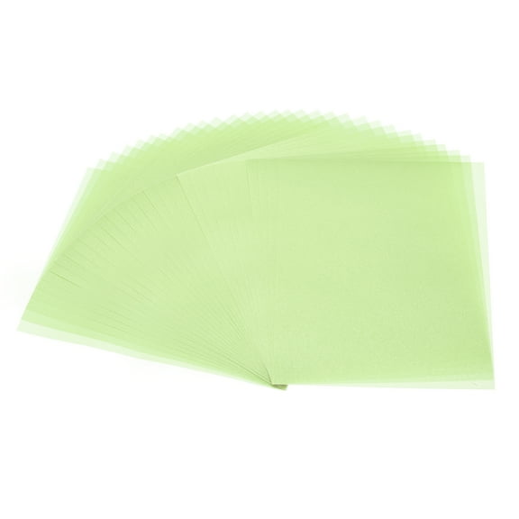 Uxcell 60 Sheets Vellum Paper 4.25 x 5.5 inch, Vellum Paper Printable Translucent Paper for Invitation Printing, Green
