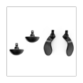 thumbnail image 1 of For Edge Elite Grip Metal Back Keys 4-Piece Set Elite Grip Portable Accessory Pull Tabs,Black, 1 of 7