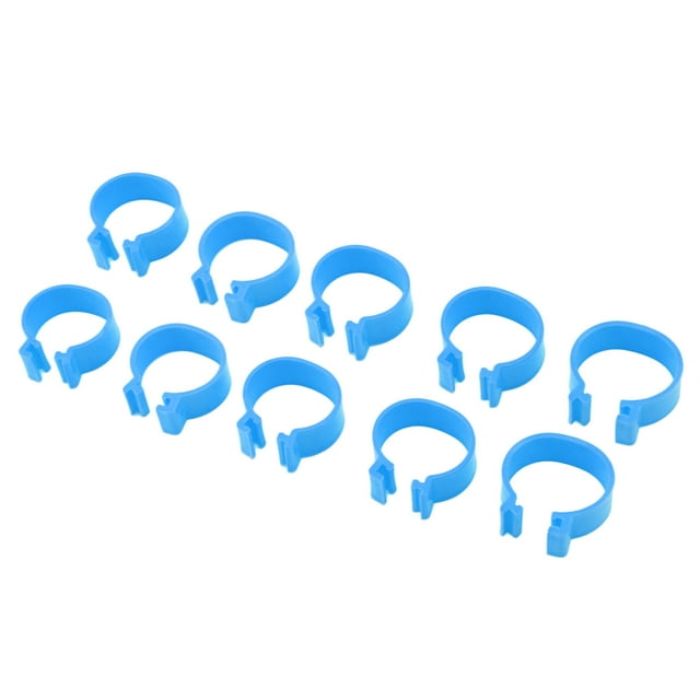 Anillos para patas de aves de corral, 100PCS Anillos para tobillos de pollo Anillos para patas de pollos Anillos para patas de gansos Valor excepcional