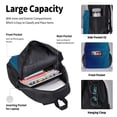 thumbnail image 4 of Easygdp teal blue Mochila para Niños y Niñas con Set de Caja de Almuerzo y Estuche para Lápices 3 en 1, Mochila Escolar Estampada para Adolescentes, 4 of 7