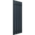thumbnail image 2 of Ekena Millwork 23"W x 58"H True Fit PVC Four Board Spaced Board-n-Batten Shutters, Starless Night Blue (Per Pair - Hardware Not Included), 2 of 7