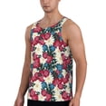 thumbnail image 2 of Gaeub Beautiful Flower Men's Athletic Tank Top, Workout Sleeveless Shirts, Running Tank Tops for Gym, Running, Training - X-Large, 2 of 9