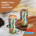 thumbnail image 3 of Inspirational Tumbler 18oz Bohemian Wildflower & Lavender, Leak-proof Vacuum Insulated Tumbler, 3 of 7