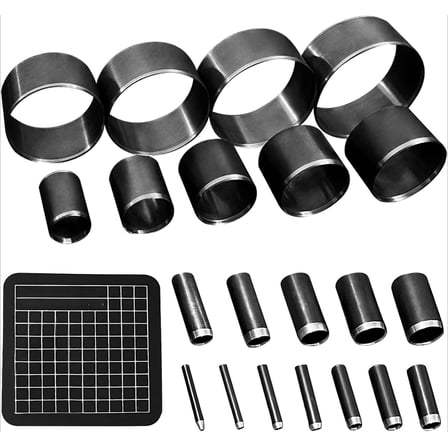 1-55mm Leather Hole Punch Die Round One Hole Hollow Punch Circle Cutter Tool Kit Cutting