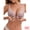 Pink, variant on Lace Front Closure Deep V-Neck Wirefree Bra 38C Pink