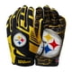 thumbnail image 1 of Guantes de fútbol Wilson Nfl Stretch Fit - Pittsburgh Steelers para adultos, 1 of 1
