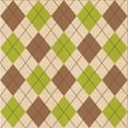 thumbnail image 1 of Ahgly Company Machine Washable Indoor Square Transitional Brown Gold Area Rugs, 6' Square, 1 of 7