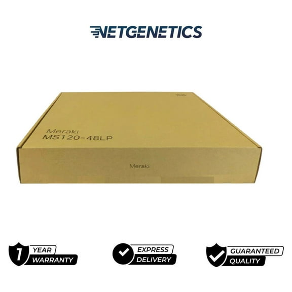 NEW Cisco Meraki MS120-48LP-HW 48x 1GB PoE RJ-45 4x 1GB SFP Unclaimed Switch
