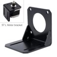 thumbnail image 1 of Qucyy 57 Stepper Motor Mount Bracket NEMA23 L Shaped Mounting Metal Base Holder Mount Accessories, 1 of 2