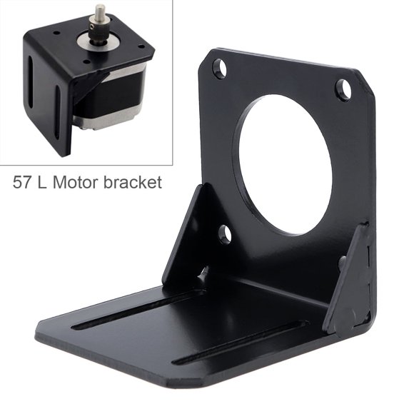 EcoNesxp Stepper motor mounting bracket 57 Stepper motor mounting bracket 57 Stepper motor mounting bracket NEMA23 L-type mounting metal base bracket mounting accessories NEMA23 L