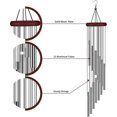 thumbnail image 4 of Wooden Retro Wind Chime Metal Hanging Ornament Rustic Home Decoration Pendant, 4 of 6