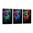 thumbnail image 1 of Cuadro Decorativo Canvas Revolution Tríptico Vertical Budas De Colores Set De 3 Cuadros 25x38 cm, 1 of 5