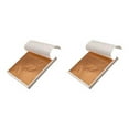 thumbnail image 2 of Matsuzay Papel de hoja de aluminio de 100 Uds., papeles dorados brillantes impermeables, decoración exquisita para pasteles y comidas, Oro rosa 2Conjunto, 2 of 6