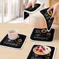 thumbnail image 5 of Sunflowers Pot Holders for Kitchen Heatproof Potholder, 3 Pack Modern Bee You Are My Sunshine Black Hot Pads Multipurpose Oven Pads Cloth Potholders Trivet for Cooking Baking, 5 of 8