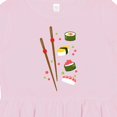 thumbnail image 4 of Inktastic Sushi and Chopsticks Girls Toddler Dress, 4 of 5
