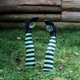 thumbnail image 2 of Witch Legs Yard Stakes Green/Black Halloween Décor, 2 of 2