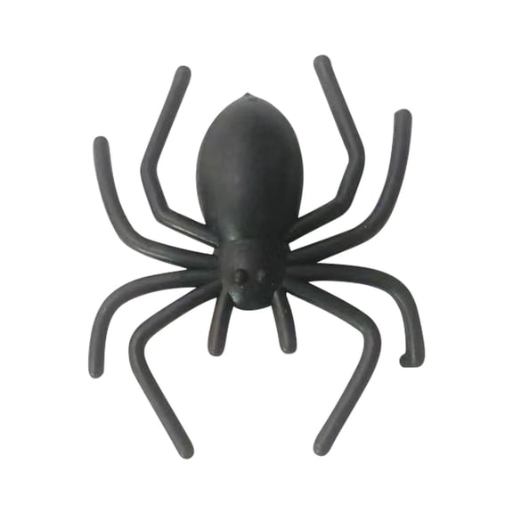 Clearance Under $1.19! 6 Pack Halloween Spider Props, 3 Styles Realistic Plastic Spiders, for Party Decor and Pranks