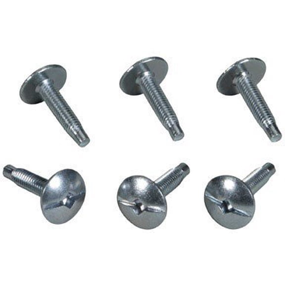 Square D Load Center Screw CLMSHL - Easy Installation - 6 Piece, Silver