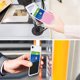 thumbnail image 2 of Phone Wallet, Phone Card Holder Stick On Silicone Credit Card Holder for Back of Phone, Business Card & Id Compatible for iPhone Android Any Smartphone, 2 of 5
