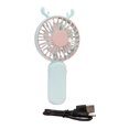 thumbnail image 1 of Injueey Aparatos de ventiladores de aire de bolsillo Enfriador de viaje pequeño Ajuste de 1 velocidad Potente ventilador silencioso de mano para mujeres Electrodomésticos Azul Injueey HA065514-02, 1 of 6