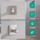 thumbnail image 4 of 1 gancho autoadhesivo para toallas de acero inoxidable, ideal para baño, inodoro, cocina, oficina, color plateado. JAMW Sencillez, 4 of 5