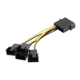 thumbnail image 1 of D-Port Computer CPU PC Case 3Pin Fan Cable 1 a 4 Ways Power Splitter (1pc), 1 of 7