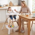 thumbnail image 2 of Babyjoy 4in1 Convertible High Chair for Babies&Toddlers,Multi-Use Baby Feeding Highchair, 2 of 10