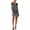Gris - jetblackmulti, variante sur GUESS Robe Fourreau Métallique pour Femmes, Gris, Très Petit