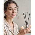 thumbnail image 3 of Lsxhxlxy 200 Pcs Black Reed Fiber Diffuser Sticks,Diameter 3.5mm, Length 190mm (7.48 inches), Suitable for Various Essential Oils and Perfume, Lasting, Stable and Diffusing Fragrance, 3 of 7