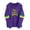 Purple, variant on Zedker Mardi Gras Hoodies for Women Striped 2026 Carnival Top Long Sleeve Casual Holiday Sweatshirt Loose Spring Travel Party Pullover Tops
