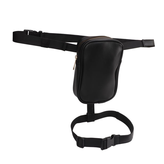 Bolso de la pierna del arnés del muslo de las mujeres, bolso de la pierna del arnés del muslo bolso de la pierna del cuero de la PU bolso del arnés de la pierna operación suave