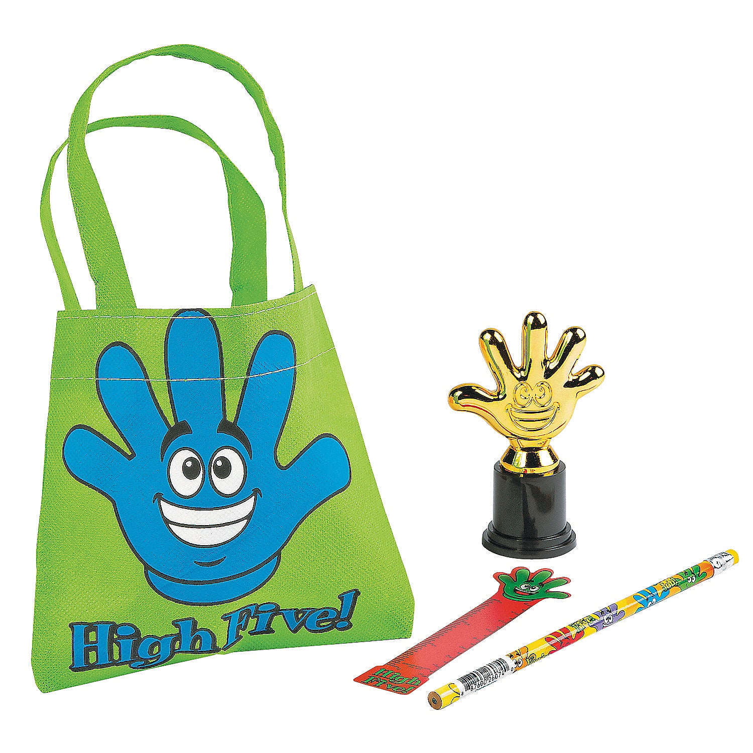 Student Swag Bag High Five 16Pc Stationery 64 Pieces