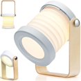 thumbnail image 1 of Lámpara de mesa plegable, 4000 mah Luz de noche segura para bebés Lámparas de mesita de noche portátiles Lámparas de dormitorio con control táctil, 3 modos Led dontodent Kuyhfg Sin marca, 1 of 5