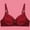 Red, variant on TAGOLD Womens Summer Plus Size Brs,Push Up Casual Bra for Womens,Woman's Embroidery Thin Style Ventilate Back Buckle Bra Without Steel Rim