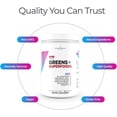 thumbnail image 4 of Livingood Daily Greens & Superfood Powder, Super Greens for Gut Health, Green Juice Powder with Spirulina, Chlorella, and Digestive Enzymes, Probiotics for Digestive Support, Berry, 30 Servings, 4 of 8