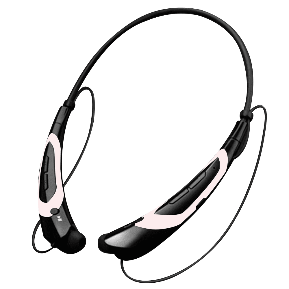 bluetooth headset with retractable earbuds