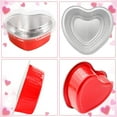 thumbnail image 4 of Molumo Heart Shaped Cake Pans, Aluminum Mini Cake Pans with Lids for Baking 30 Packs 3.4 Ounces Disposable Cupcake Cup Pan Baking Pans for Valentine's, Mother's Day, Wedding, Birthday Baking Supplies, 4 of 6