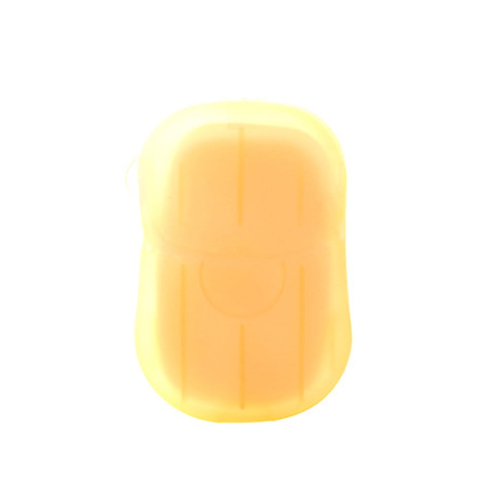 Travel Portable Disposable Soap Flakes with Storage Box Container 20Pcs