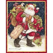 Lang "snowy Night Santa" Boxed Christmas