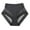 Black, variant on Women's Stretch Underwear Ladies Mid-high Waisted Briefs Panties Dig-Free Comfort Waistband
