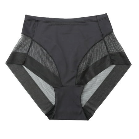 ZVNAH Panties for Women Mid-waist Transparent Mesh Briefs High Elastic Comfortable Ice Silk Women Underwear Large Size Ultra-thin Women s Panties