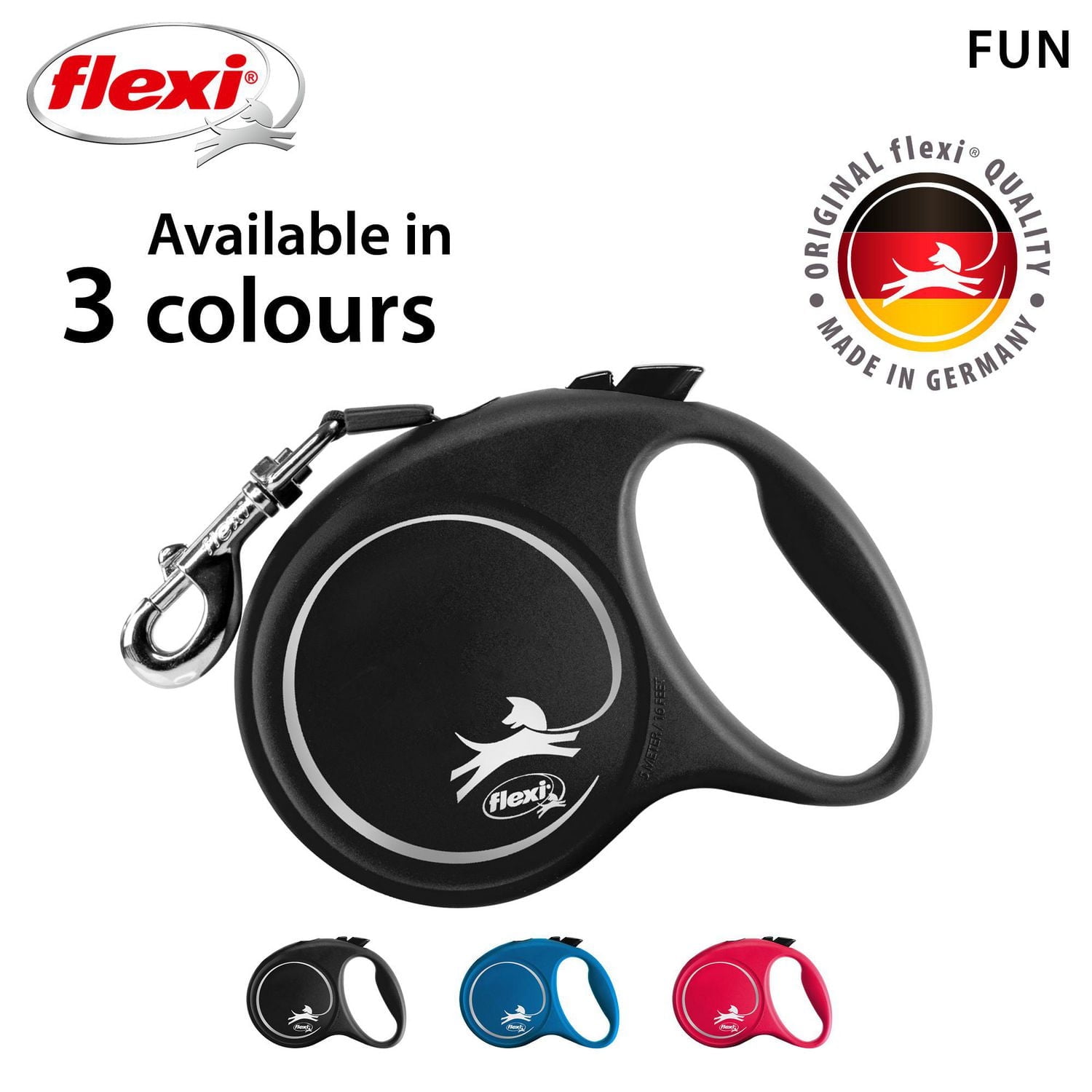 Flexi FUN Large 5m Tape Retractable Dog Leash