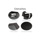 thumbnail image 3 of Estuche Alhajero Organizador De Relojes Y Joyas Negro, 3 of 3